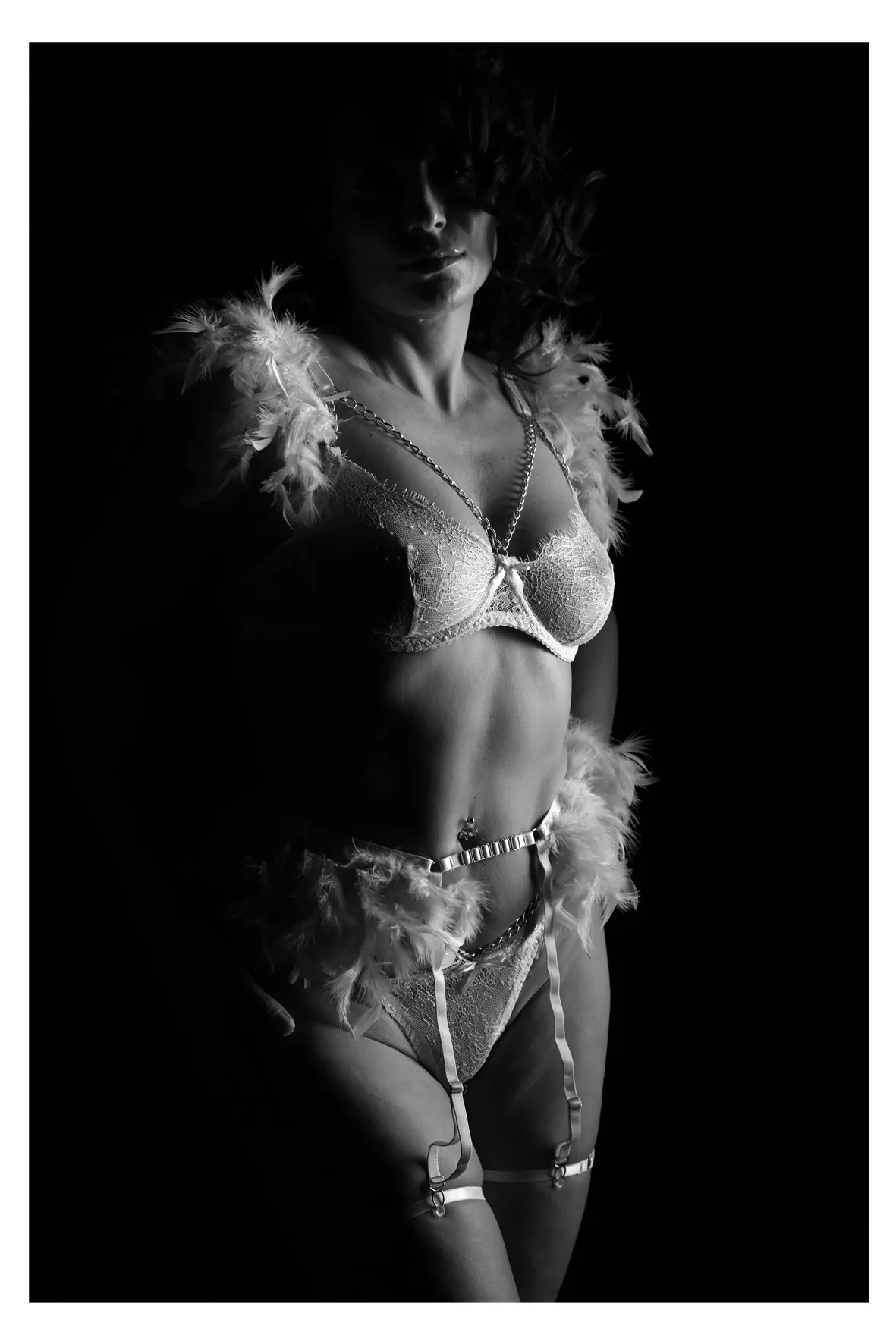 Femme en lingerie